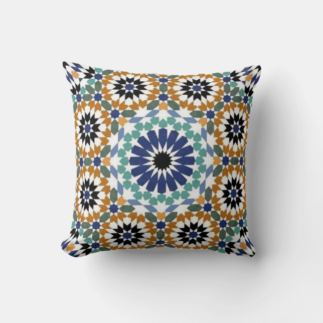 Turkse geometrische Design Kussen (Voorkant)