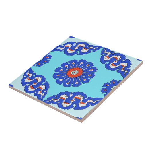 Turkse grens tegeltje (Zijkant)