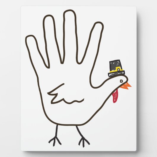 turkse hand fotoplaat (Voorkant)