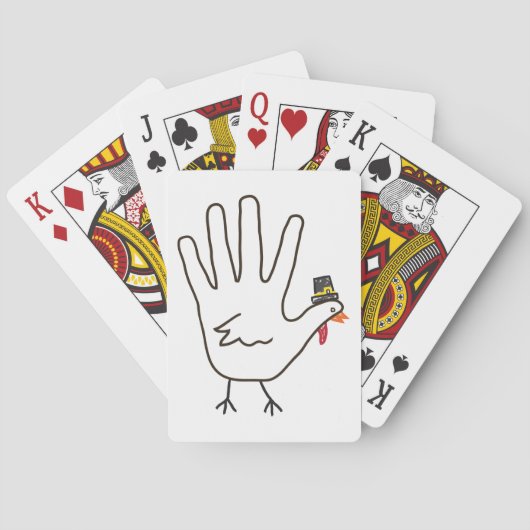 turkse hand pokerkaarten (Achterkant)