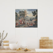 Turkse huwelijksakte, 1712-13 poster (Keuken)