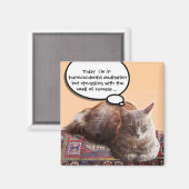 TURKSE KAT IN TRANSCENDENTALE BEMIDDELING MAGNEET (Voorkant / Achterkant)