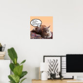 TURKSE KAT IN TRANSCENDENTALE BEMIDDELING POSTER (Thuiskantoor)