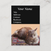 TURKSE KAT IN TRANSCENDENTALE BEMIDDELING VISITEKAARTJE (Achterkant)