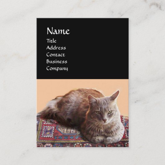 TURKSE KAT IN TRANSCENDENTALE BEMIDDELING VISITEKAARTJE (Voorkant)