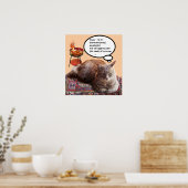 TURKSE KAT IN TRANSCENDENTALE MEDITATIE POSTER (Keuken)