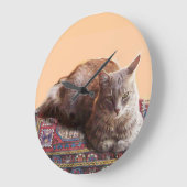 TURKSE KAT OP HET OUDE KARPJE GROTE KLOK (Hoek)