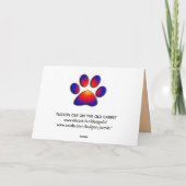 TURKSE KAT OP HET OUDE KARPJE KAART (Achterkant)