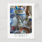 Turkse keramiek briefkaart (Voorkant)