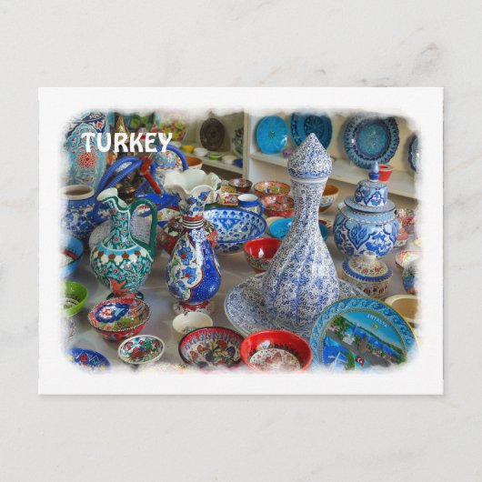 Turkse keramiek briefkaart (Voorkant)