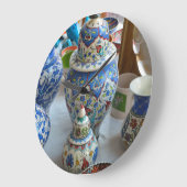 Turkse keramiek grote klok (Hoek)