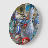 Turkse keramiek grote klok (Hoek)