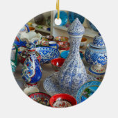 Turkse keramiek keramisch ornament (Achterkant)