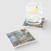 Turkse keramiek stenen onderzetter (Zijkant)