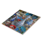 Turkse keramiek tegeltje (Zijkant)