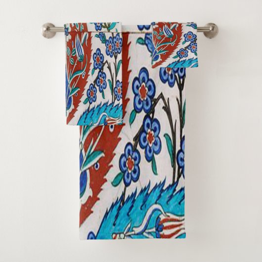 Turkse Keramische Bloem Bad Handdoek (Insitu)