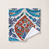 Turkse Keramische Bloem Bad Handdoek (Wasdoekje)