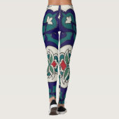 Turkse Keramische Bloem Leggings (Achterkant)