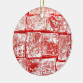 Turkse kerstversiering keramisch ornament (Links)