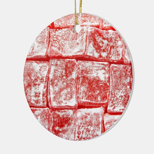 Turkse kerstversiering keramisch ornament (Links)