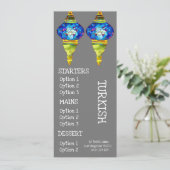 Turkse keuken restaurant diner menu (Staand voorkant)