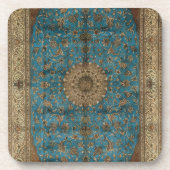 Turkse Kilim Antiek Bier Onderzetter (Voorkant)