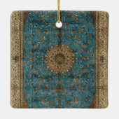 Turkse Kilim Antiek Keramisch Ornament (Achterkant)