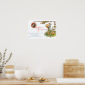 Turkse kleine jongen pompoen poster (Keuken)