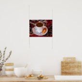 Turkse koffie en fruit poster (Keuken)
