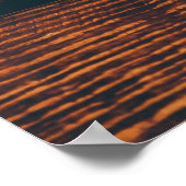 Turkse koffie en verse croissant poster (Hoek)