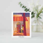 Turkse koffie i ) van augustus Macke Briefkaart (Staand voorkant)