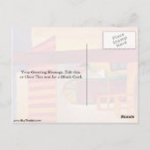 Turkse koffie i ) van augustus Macke Briefkaart (Achterkant)