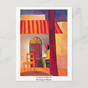 Turkse koffie i ) van augustus Macke Briefkaart