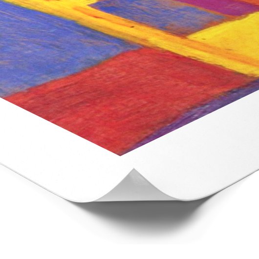 Turkse koffie ( ii ) van Macke August Poster (Hoek)