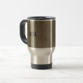 Turkse koffieglazuur reisbeker (Voorkant links)