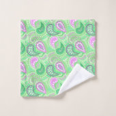 Turkse komkommers abstract pokkenpatroon bad handdoek (Wasdoekje)