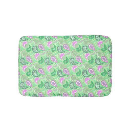 Turkse komkommers abstract pokkenpatroon badmat (Voorkant)