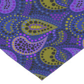 Turkse komkommers abstract pokkenpatroon korte tafelloper (Hoek)