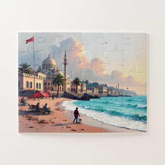 Turkse kust legpuzzel (Horizontaal)