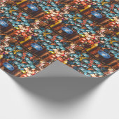 Turkse lampen: mozaïekglaskunst cadeaupapier (Hoek)