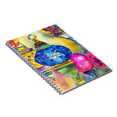 Turkse lampen mozaïekkunst waterverf notitieboek (Rechterzijde)