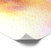 Turkse lampen mozaïekkunst waterverf poster (Hoek)