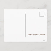 Turkse lampjes en lampjes feestdagenkaart (Achterkant)