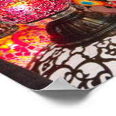 Turkse lantaarns op de markt poster (Hoek)