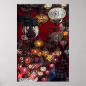 Turkse lantaarns op de markt poster (Voorkant)