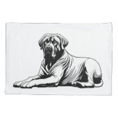 Turkse Mastiff 1316232497 Kussensloop (Achterkant-Links)