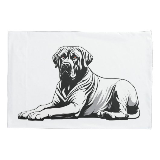 Turkse Mastiff 1316232497 Kussensloop (Achterkant-Links)