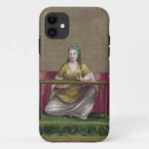Turkse meisje, borduurwerk, 18e eeuw (gravure iPhone 11 hoesje