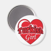 Turkse Meisje Magneet (Voorkant / Achterkant)