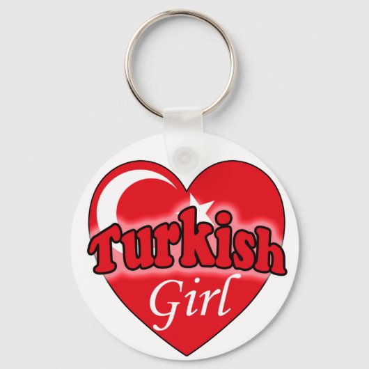 Turkse Meisje Sleutelhanger (Voorkant)